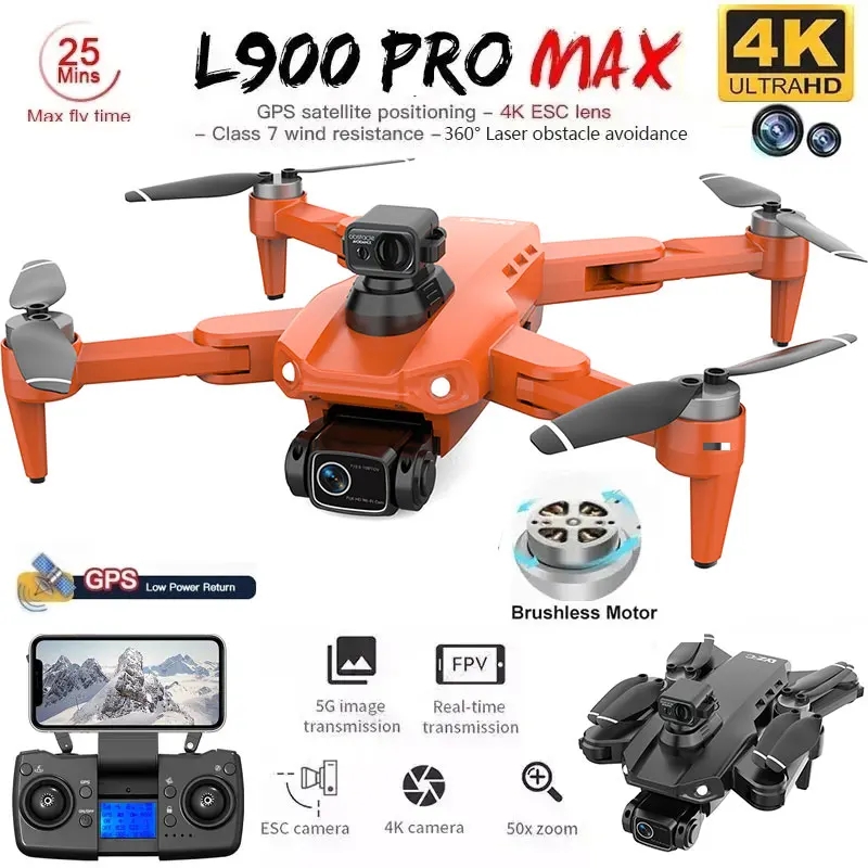 L900 Pro MAX GPS Дрон 4K Профе – обзор и цена Drone Mapping